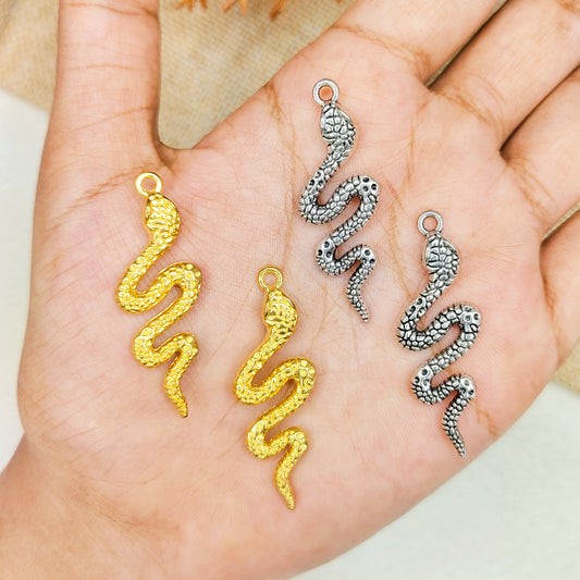 Chunky Snake Metal Charms