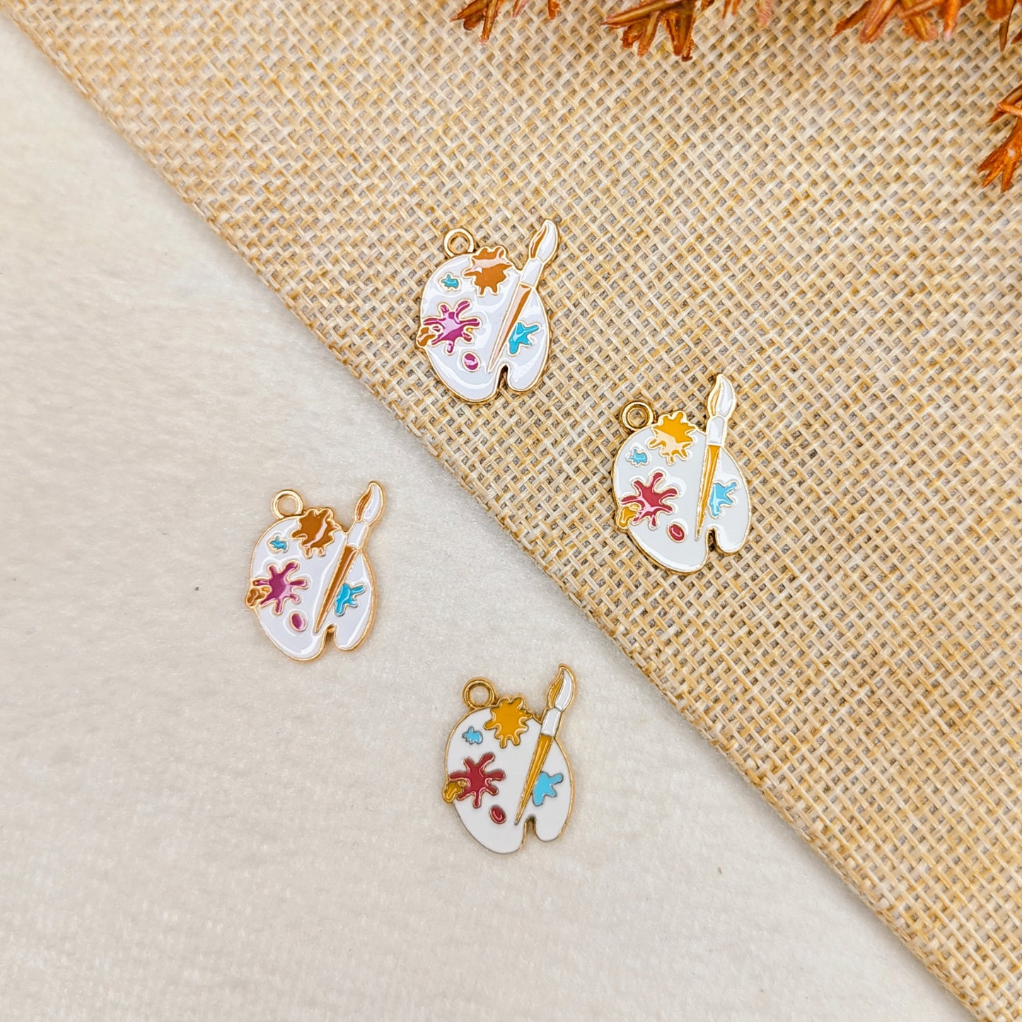 Colour Palette Metal Charms