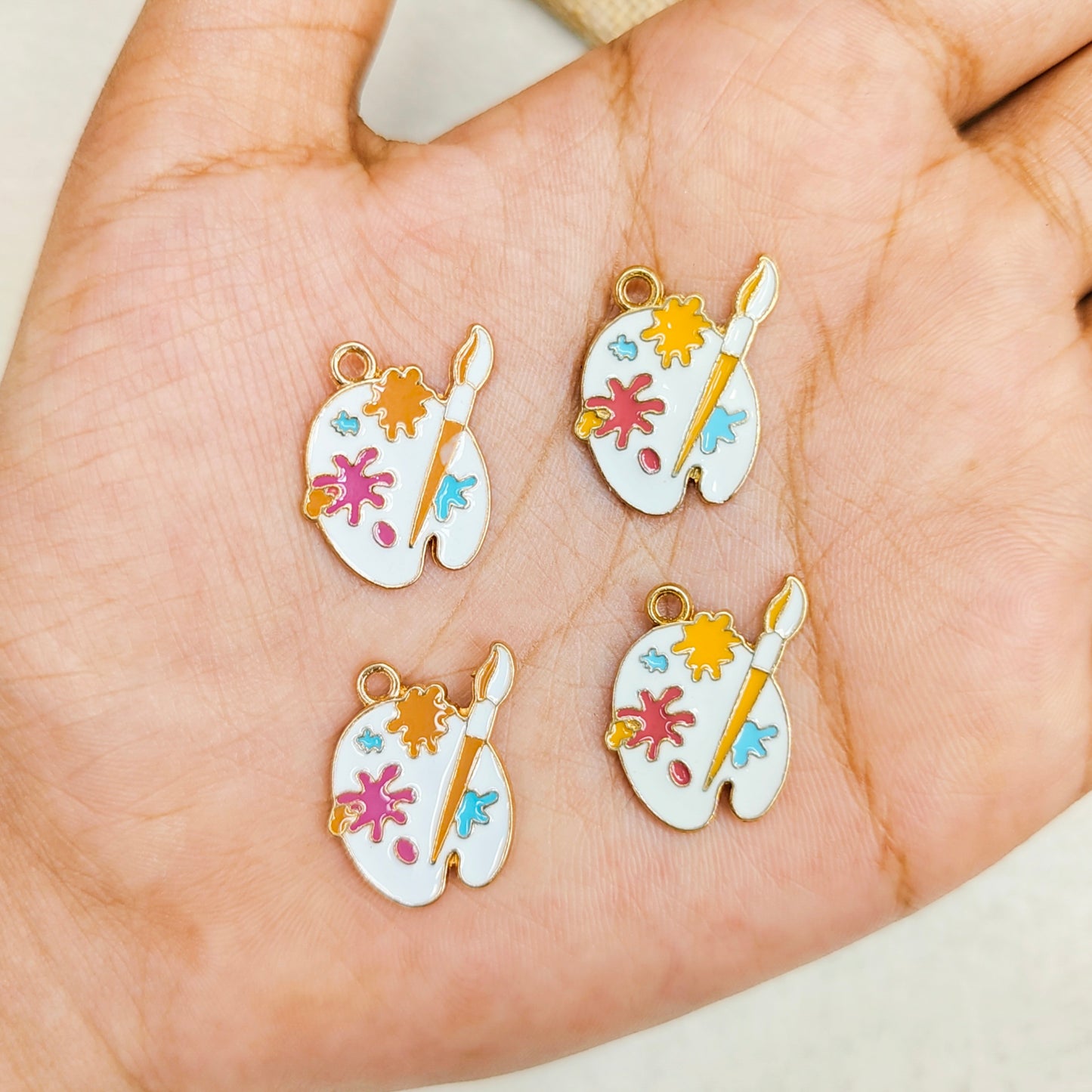 Colour Palette Metal Charms