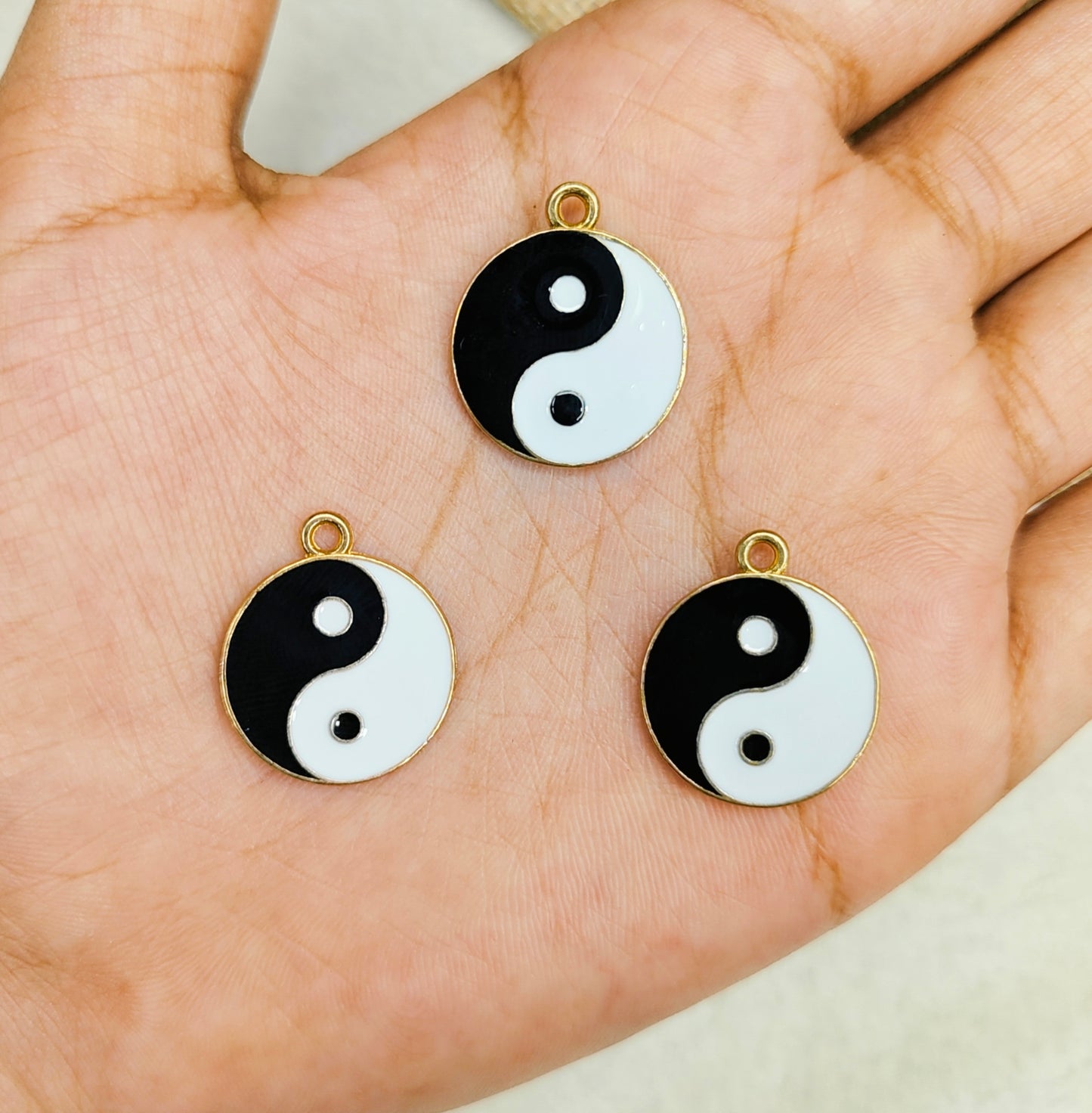 Yin Yang Reversible Metal Charms