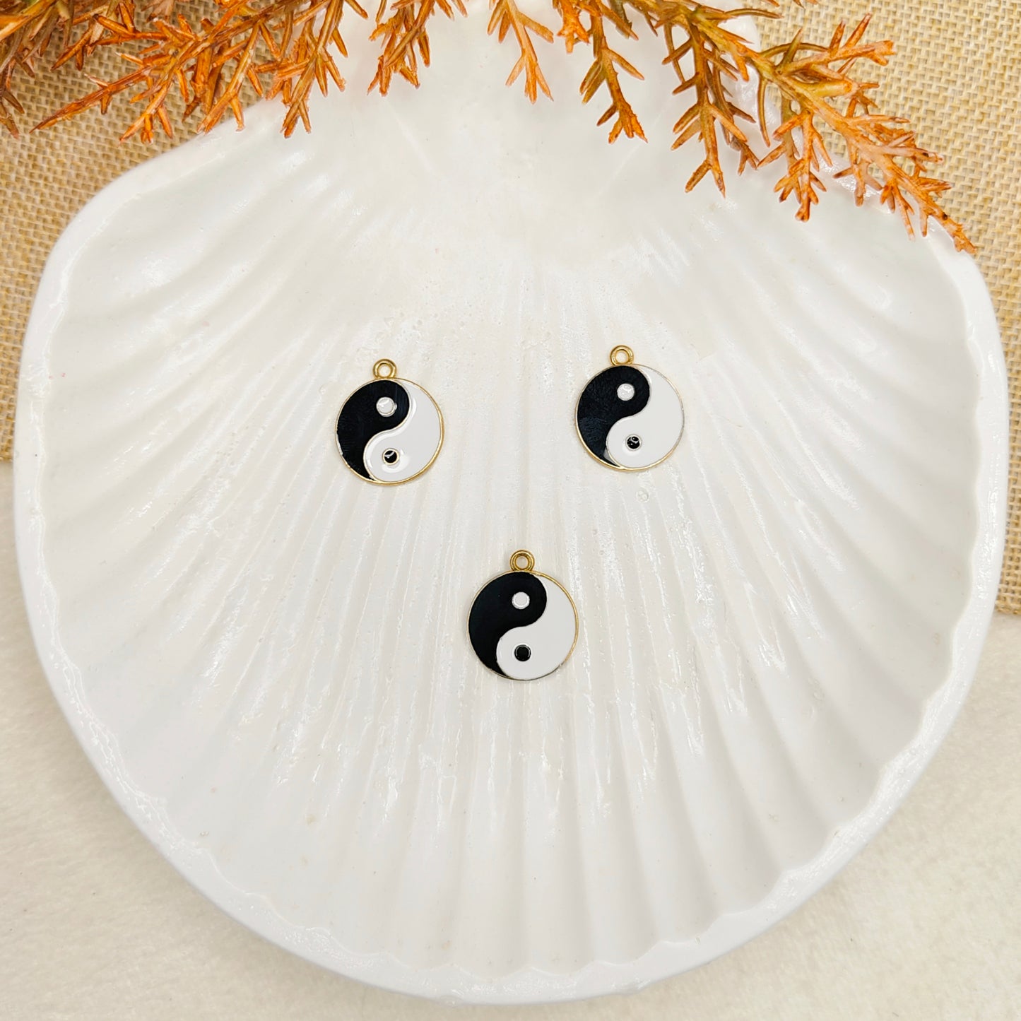 Yin Yang Reversible Metal Charms
