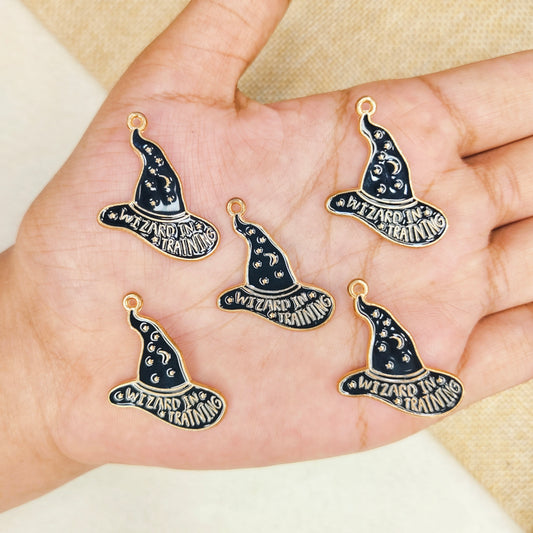 Wizard Hat Metal Charms