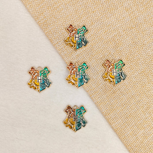 Hogwarts Crest Metal Charms