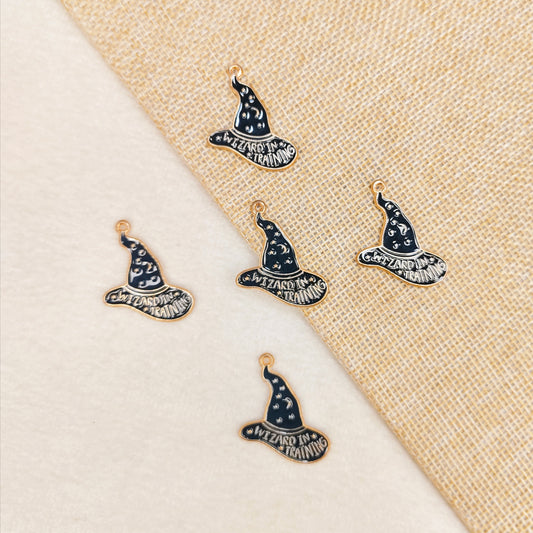 Wizard Hat Metal Charms