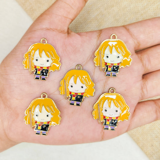 Hermione Granger Harry Potter Theme Metal Charms