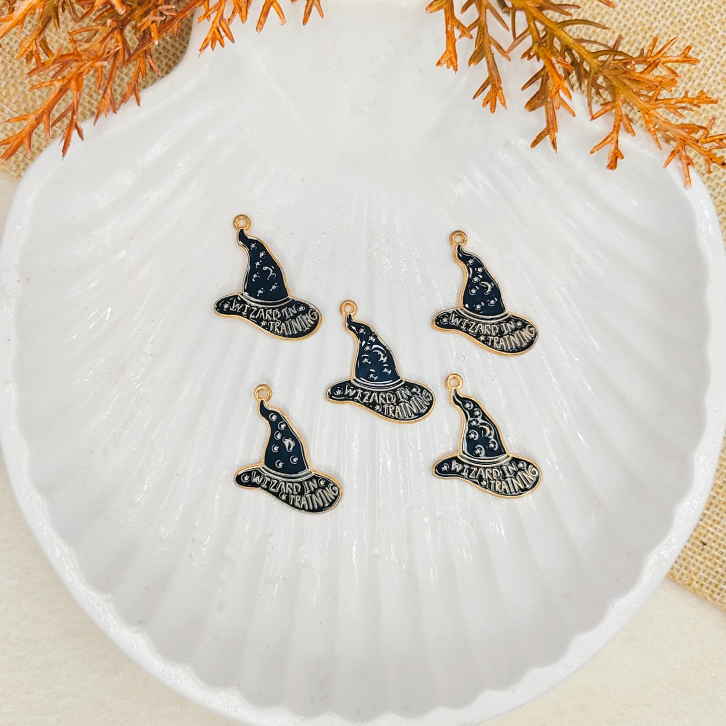 Wizard Hat Metal Charms