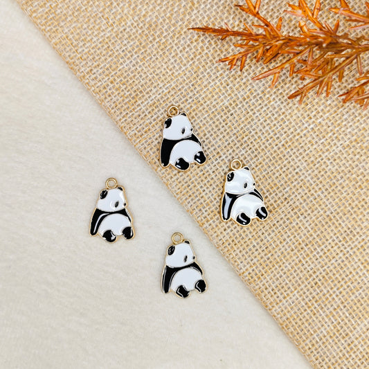 Sleeping Panda Metal Charms