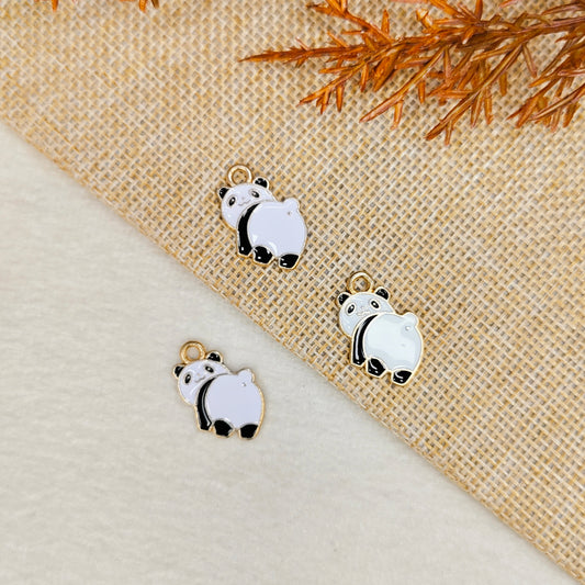 Sassy Panda Metal Charms