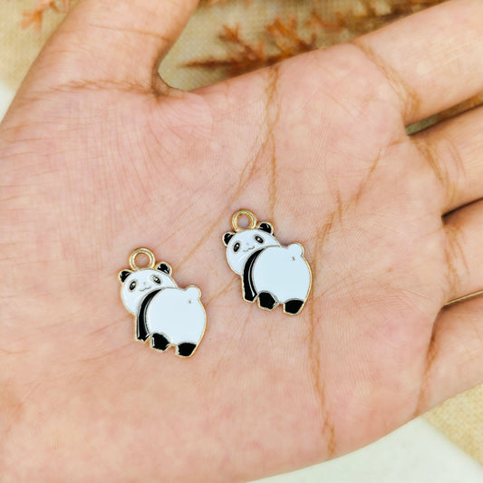 Sassy Panda Metal Charms
