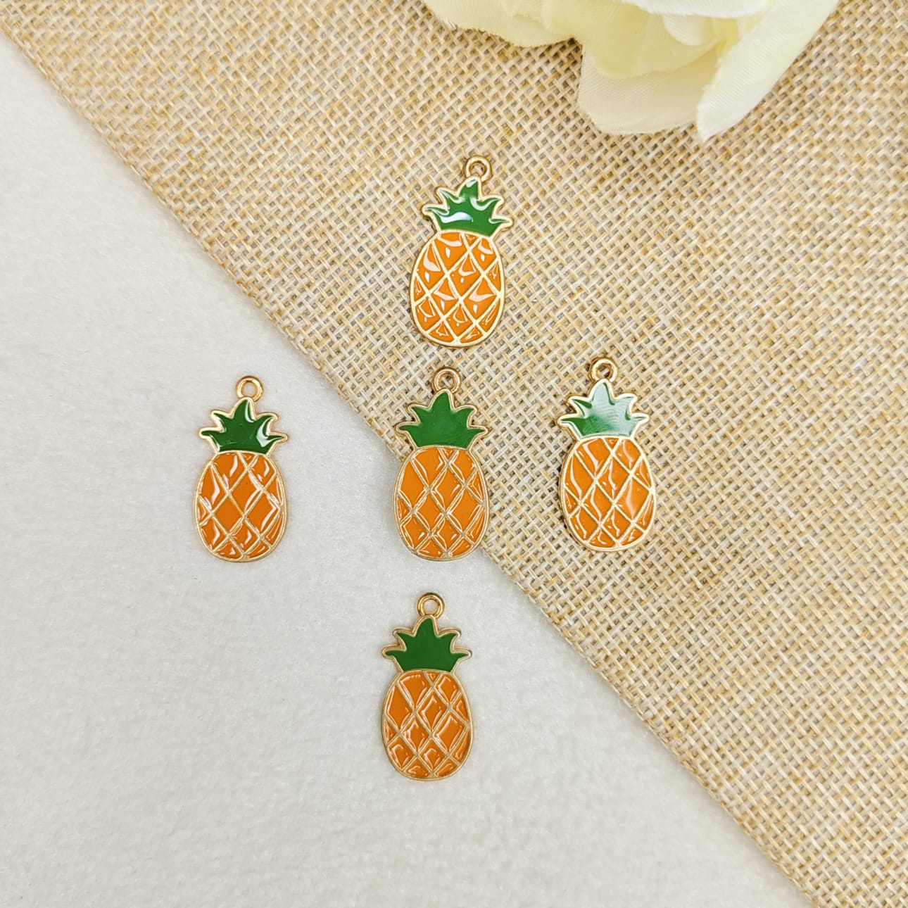 Pineapple Fruit Metal Charms