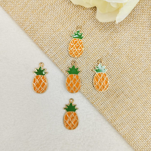 Pineapple Fruit Metal Charms