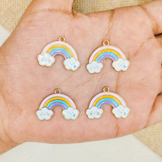 Happy-Sad Rainbow Cloud Charms
