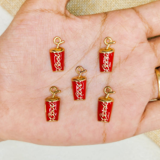Cool Cola Can Metal Charms