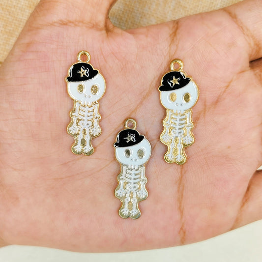 Skeleton Man Metal Charms