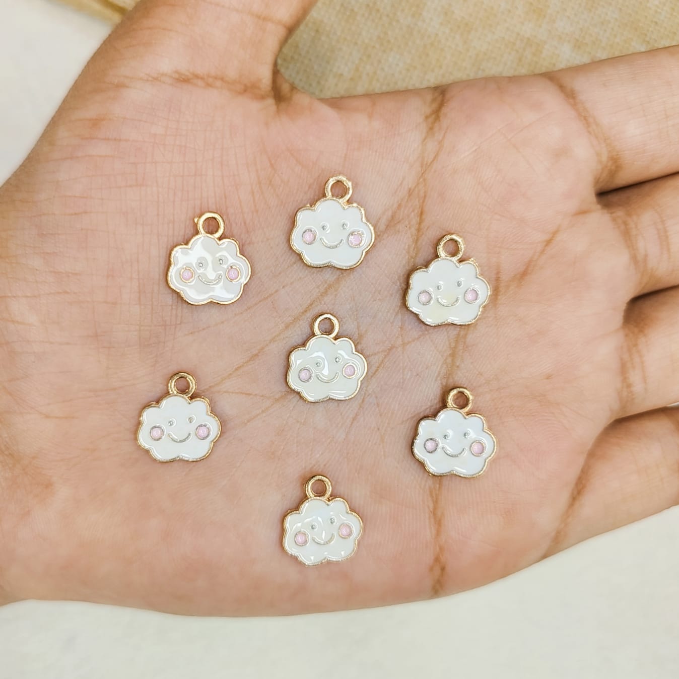 Cute Mini Cloud Charms
