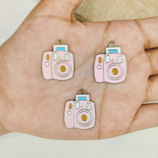 Pink Instax Camera Charms