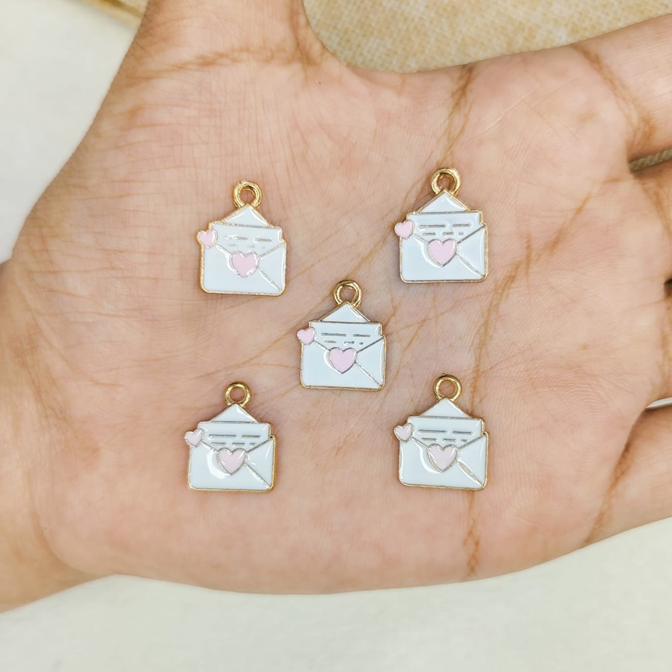 Mini Love Letter Metal Charms