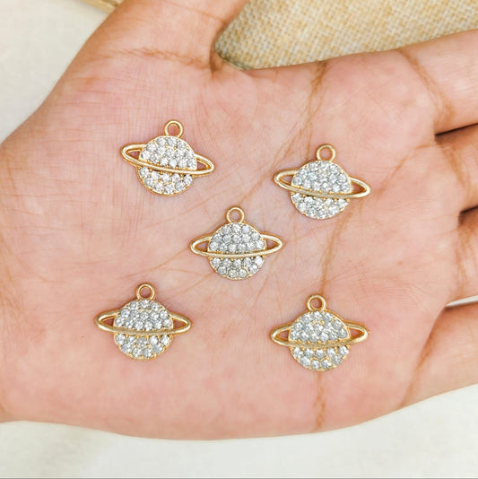 Luxury Studded Planet Charms