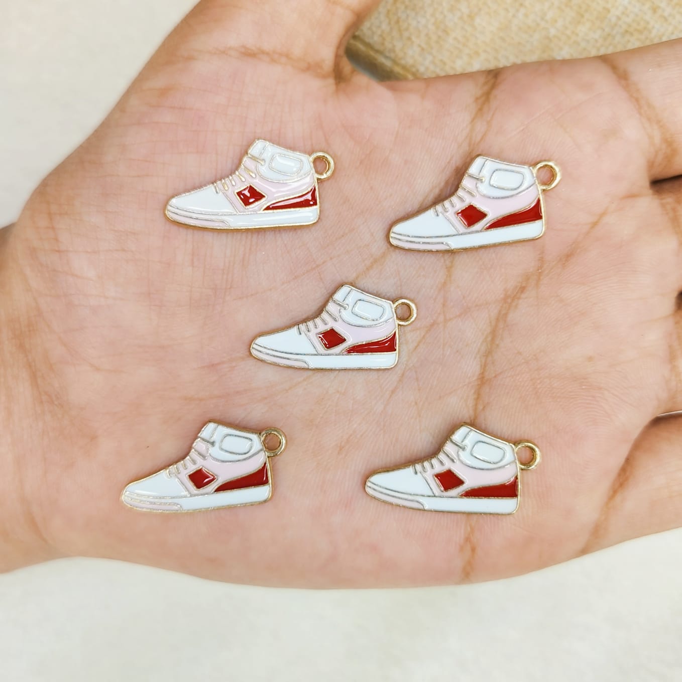 Sassy Sneakers Metal Charms