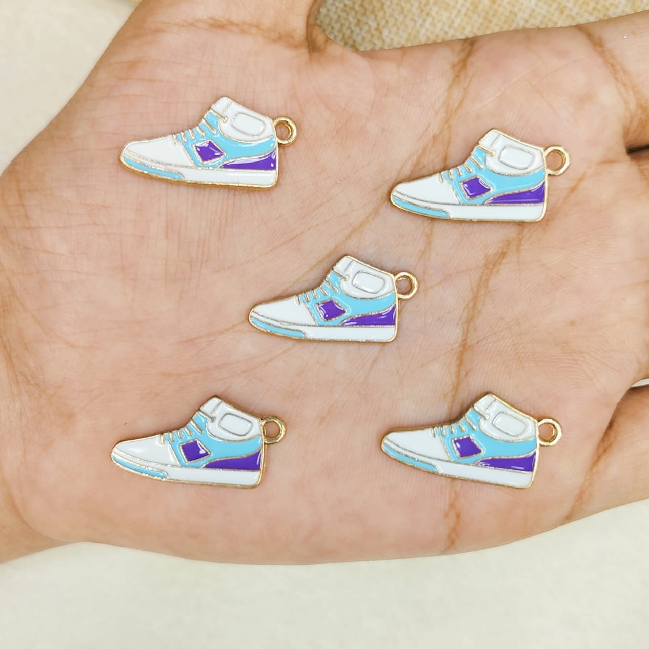 Sassy Sneakers Metal Charms