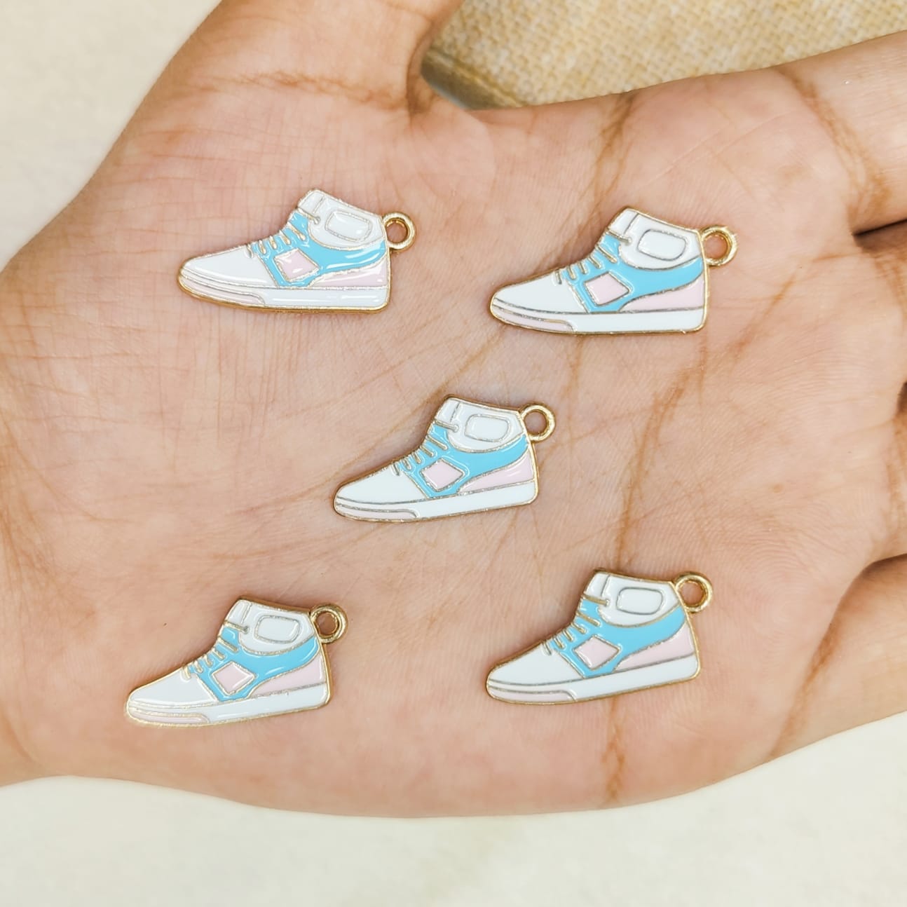 Sassy Sneakers Metal Charms