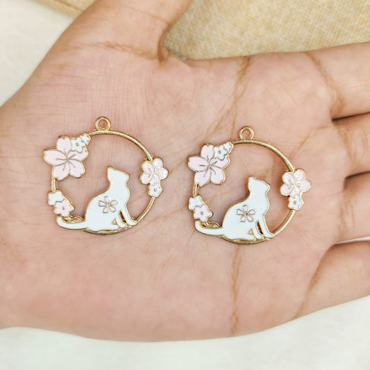 Aesthetic Garden Kitty Charms