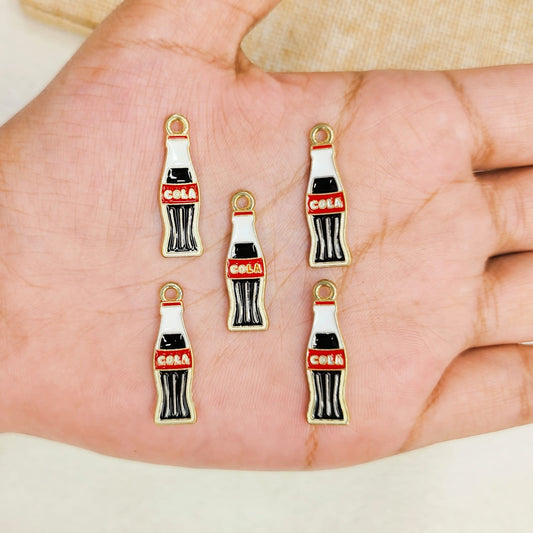 Cool Cola Bottle Metal Charms