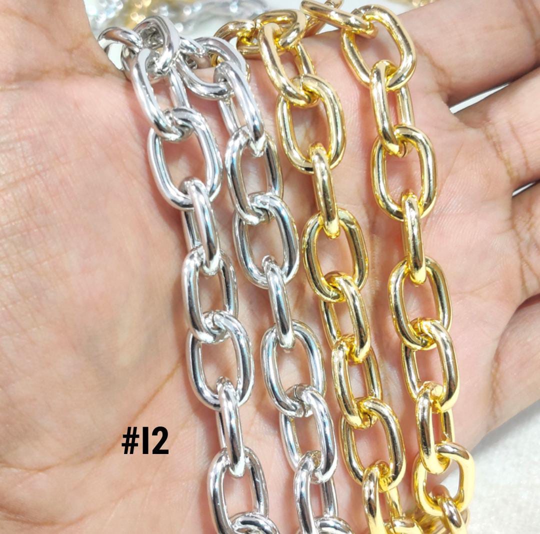 Chunky Broad Oval-Link Chain