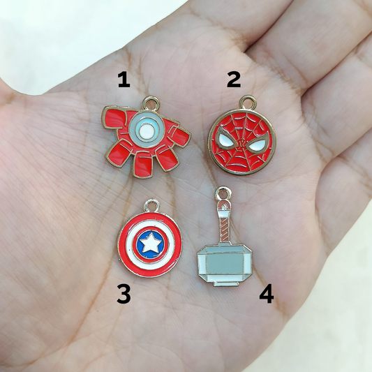 Avengers Superhero Symbolic Metal Charms