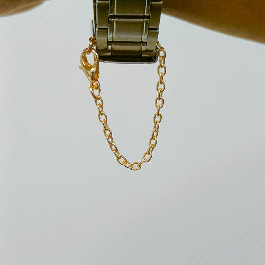 Narrow Link Chain Plain Watch Charm