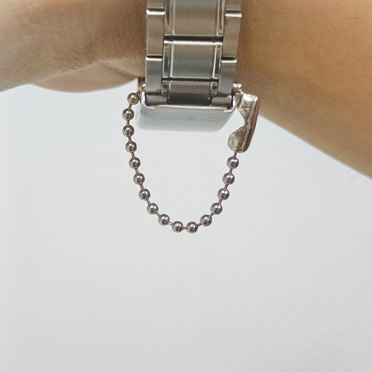 Narrow Ball Chain Plain Watch Charm