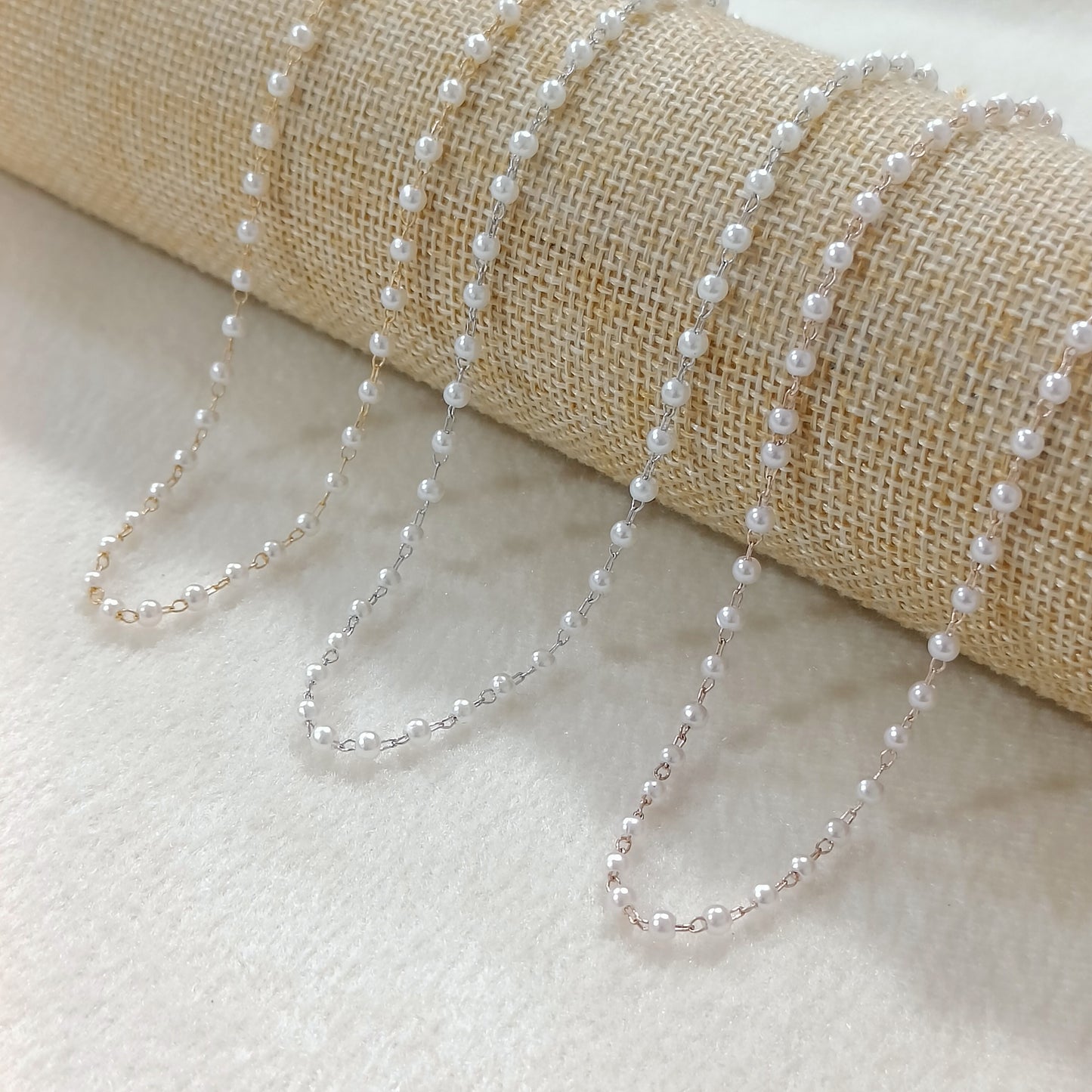Pearl Knotting Chain Necklace