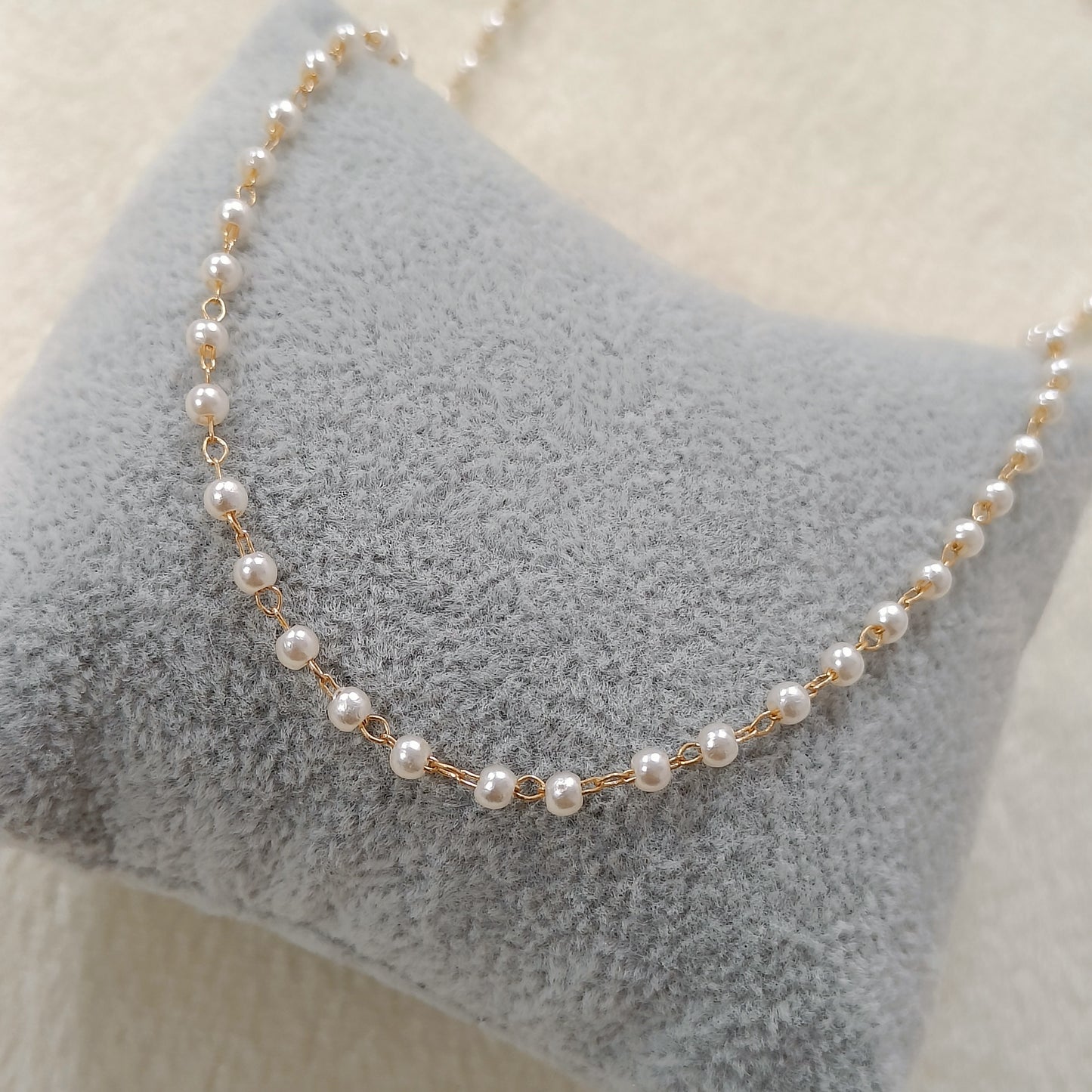 Pearl Knotting Chain Necklace