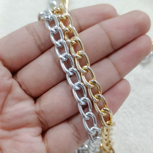Medium Cut-Link Metal Chain