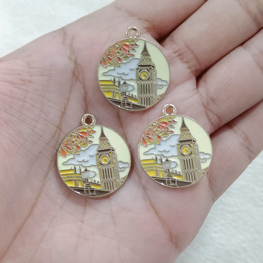 London Big Ben Metal Charms