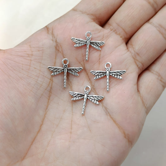 Oxo-Silver Mini Dragonfly Metal Charms