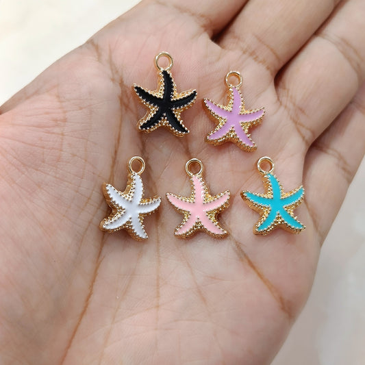 Starfish Sea Creatures Metal Charms