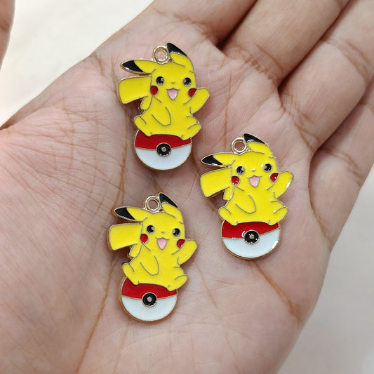 Pikachu Pokemon Metal Charms
