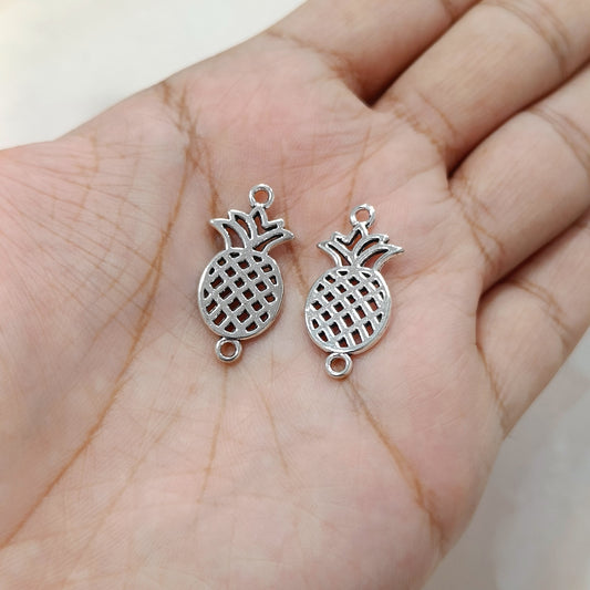 Oxo-Silver Pineapple Metal Charms