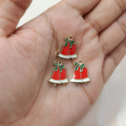 Christmas Jingle Bells Metal Charms