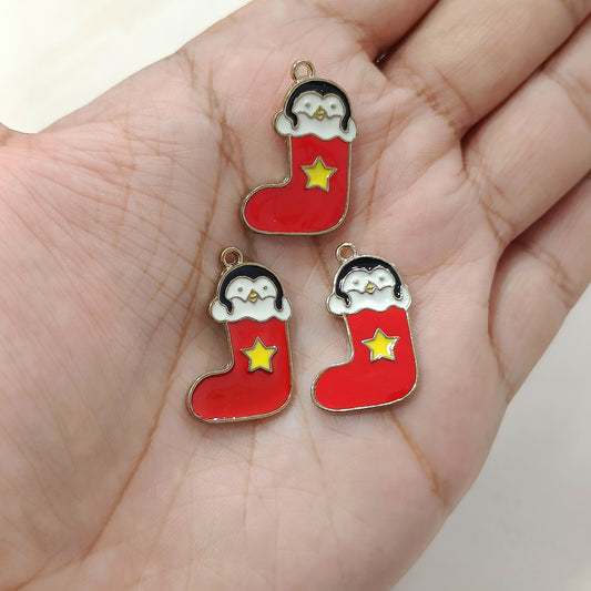 Cute Penguin Sock Metal Charms