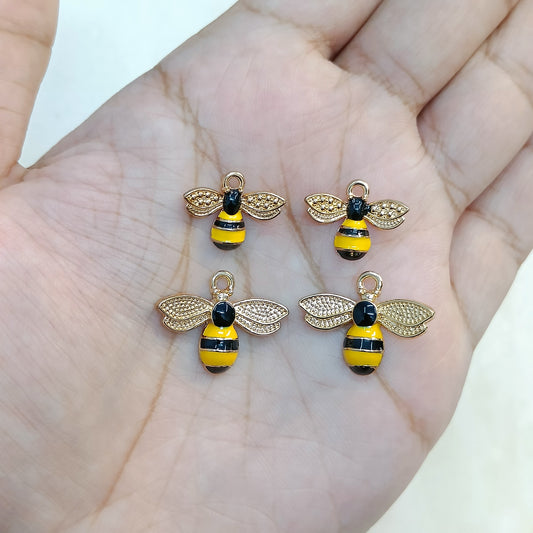 Sassy Honeybee Metal Charms