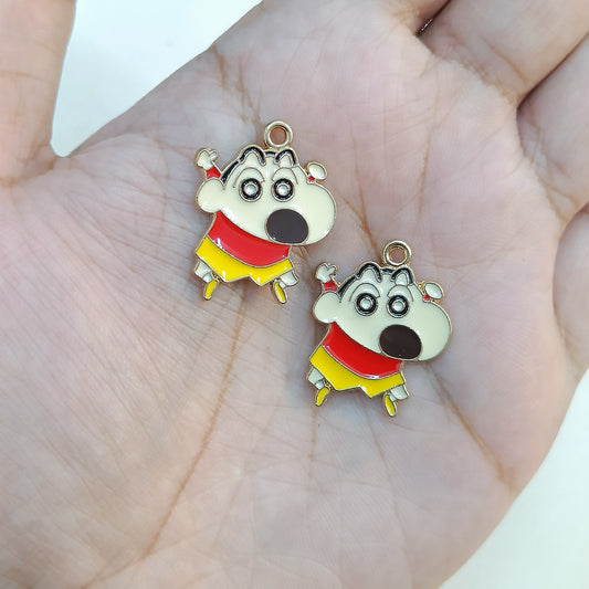 Shouting Shinchan Metal Charms