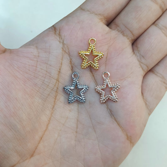 Mini Star Metal Charms