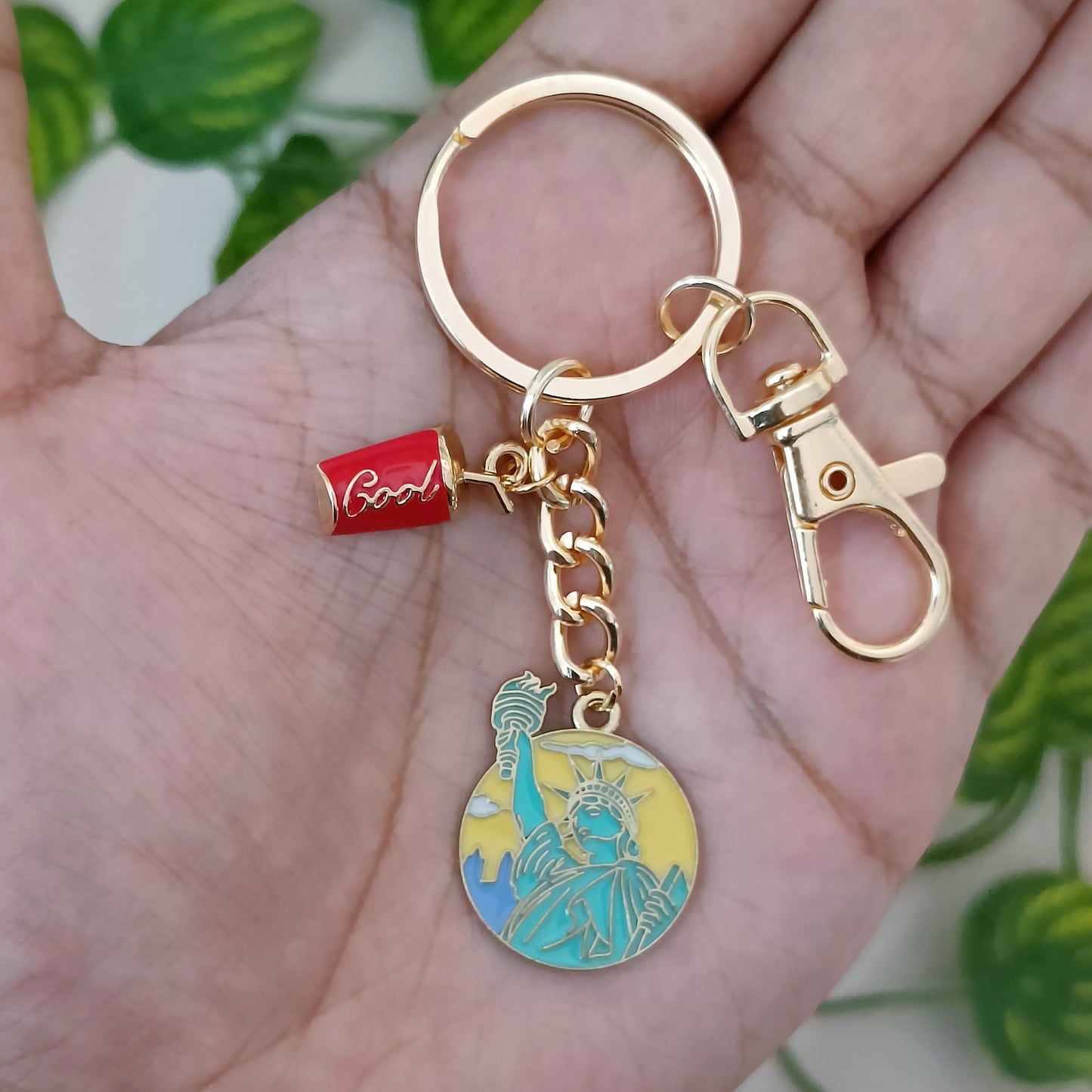 New York & Cola Can Travel Bag Charm Keychain