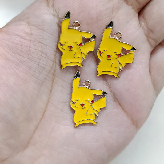 Cute Pikachu Pokemon Metal Charms