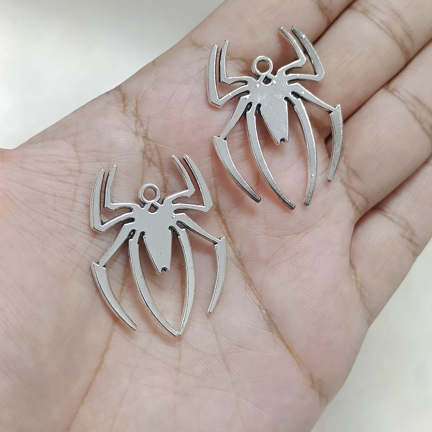 Oxo-Silver Big Spider Chunky Metal Charms
