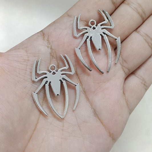 Oxo-Silver Big Spider Chunky Metal Charms