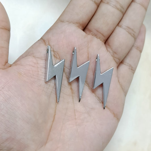 Silver Thunder Chunky Metal Charms