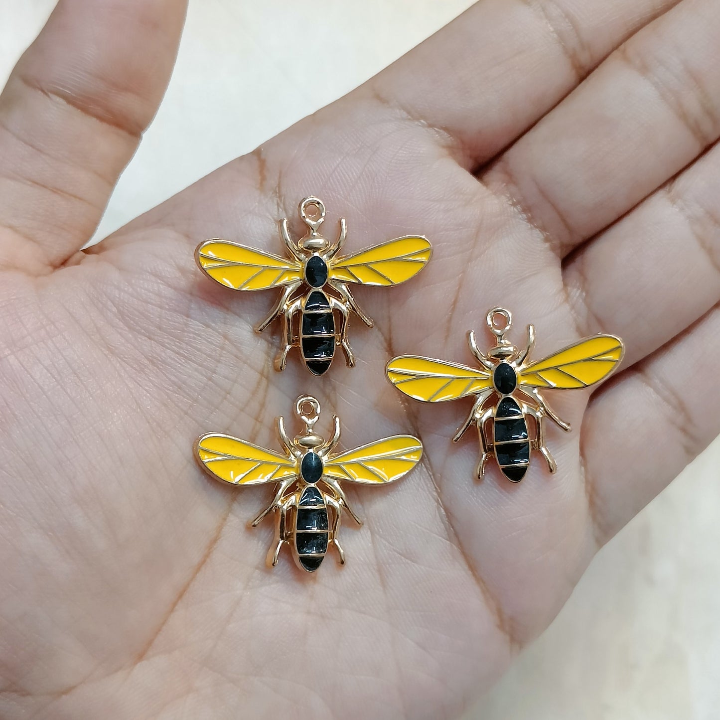 Luxury Queen Bee Metal Charms